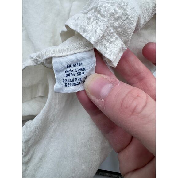 Ralph Lauren Womens Short Sleeve Button Down Linen Silk Blend - Picture 5 of 5